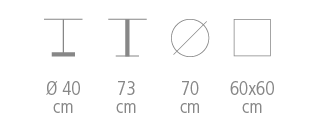 Stylus table's size