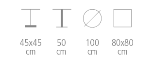 Stylus table's size