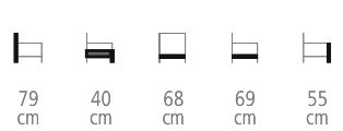 Perl Tub Armchair size