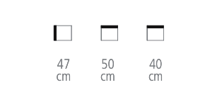 Milano Stool size