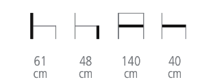 Milano Lounge Chair size