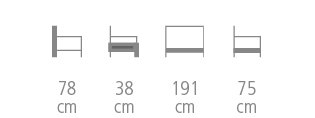 Poznan Sofa size