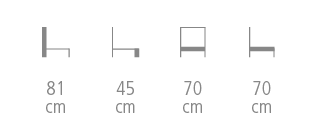 Factory Slipper Chair size