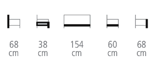 Calcutta Lounge Chair size