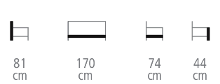 Samarcande Lounge Chair size