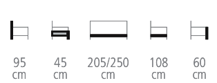 Jakarta Sofa size