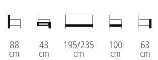 Karachi Sofa size