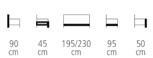 Kashgar Sofa size