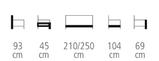 Moka Sofa size