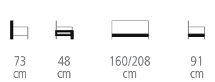 Chesterfield Sofa size