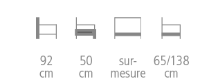 Arpege Bench size