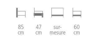 Woodoo Bench size