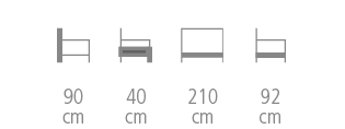 Boréal Sofa size - 7808