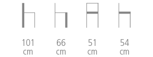 Cruz Chair size