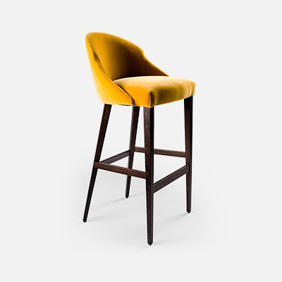 Yellow bar stool Hypsos