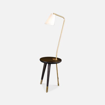 Milano Bedside table with built-in lamp