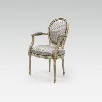 Louis XVI Medallion Armchair