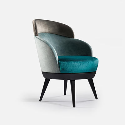 Design armchairs for hotels and restaurants: Candide Collection