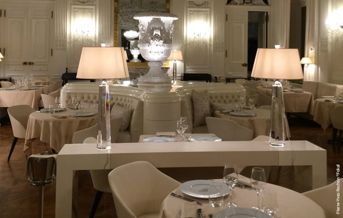 Restaurant furniture for le Château de Ferrières