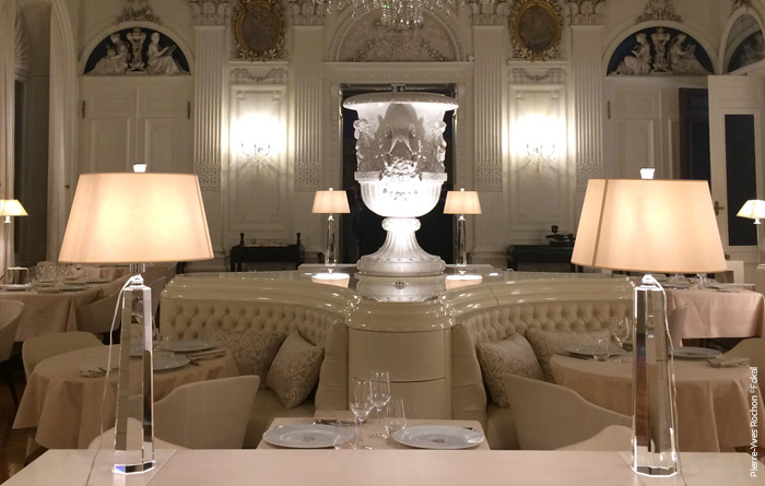 Restaurant furniture for le Château de Ferrières