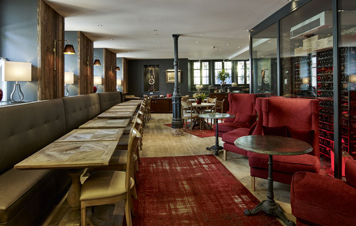 New furniture for Du Mouton Restaurant in Alsace