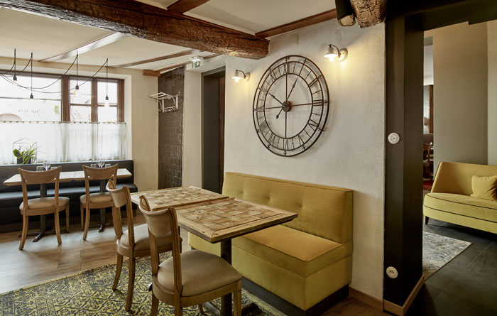 New furniture for Du Mouton Restaurant in Alsace 12