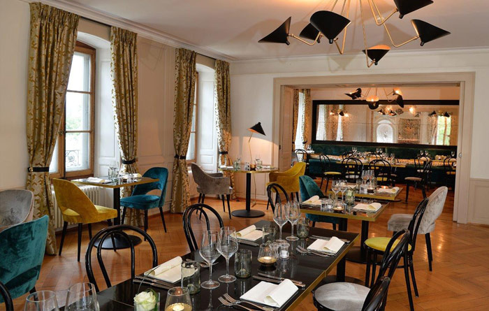 Furniture for Brasserie Petit Manoir in Switzerland