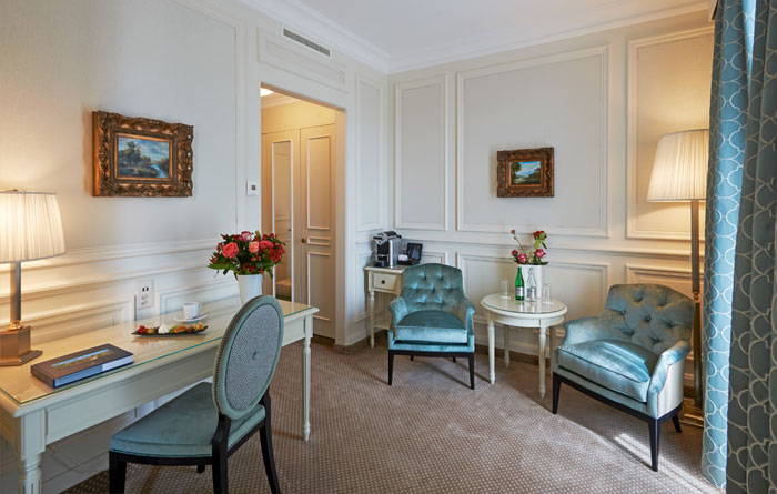 Collinet furniture for the hotel Le Mirador Resort & Spa in Chardonne 02