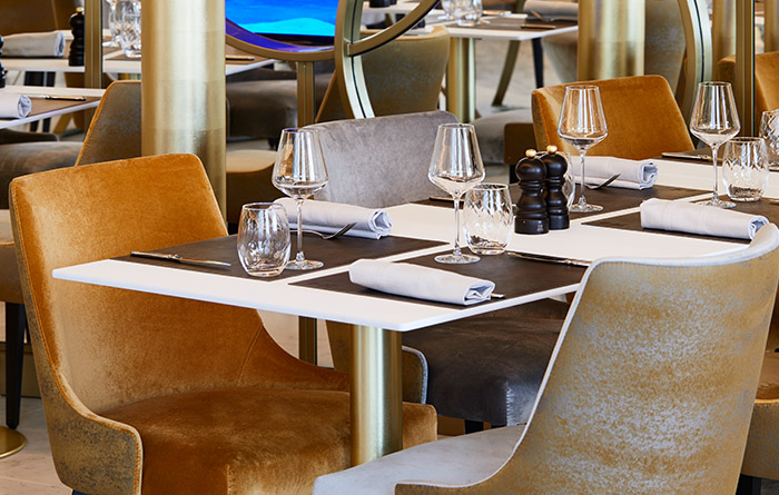 Furniture of the La Rotonde restaurant - Negresco Hotel in Nice - 2