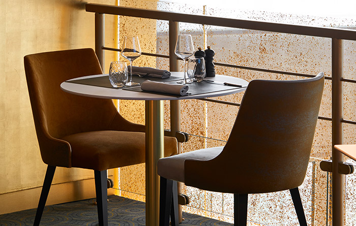 Furniture of the La Rotonde restaurant - Negresco Hotel in Nice - 4