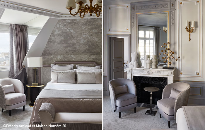Collinet furniture for Elysia hotel in Paris 02