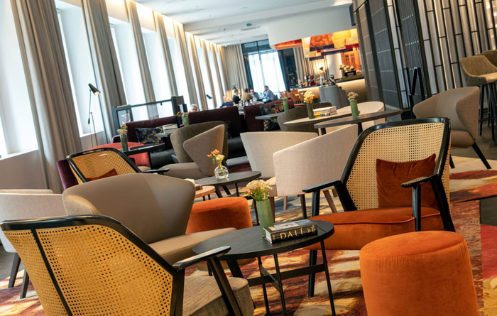 Furniture of Le Renaissance Hotel in Bruxelles