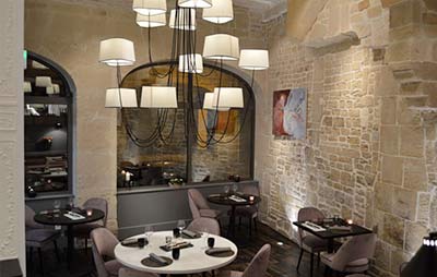 Restaurant furniture for A Contre Sens in Caen