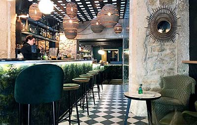 Bar furniture for le Bagatelle in Nancy