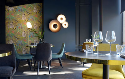 Furniture from the Restaurant Maison Bouquet in Roanne