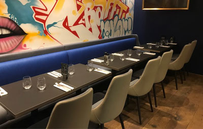 Furniture from the Restaurant Arty in Paris