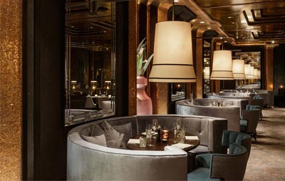 Furniture from the restaurant Le Grill in Baden Baden