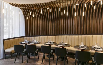 Furniture from the Restaurant Odette in Paris
