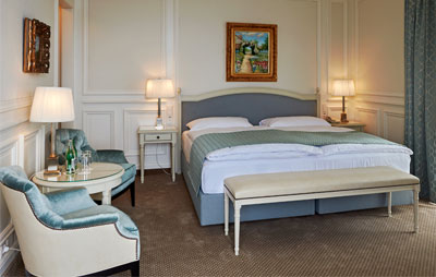 Collinet furniture for the hotel Le Mirador Resort & Spa in Chardonne