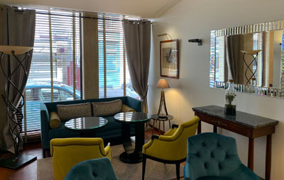 Collinet furniture of Delavigne hotel in Paris
