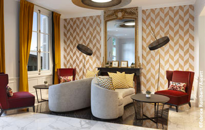 Collinet furniture for the Château Belmont Hotel in Tours