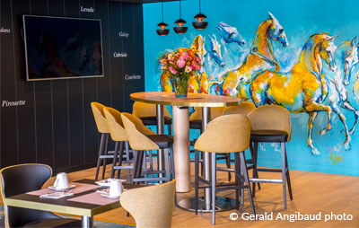 Collinet furniture for the Mercure Bords de Loire Saumur Hotel