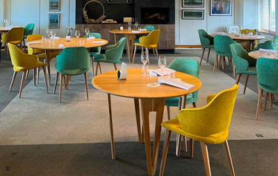 Collinet furniture for Hôtel de Carantec - Restaurant Nicolas Carro in Carantec