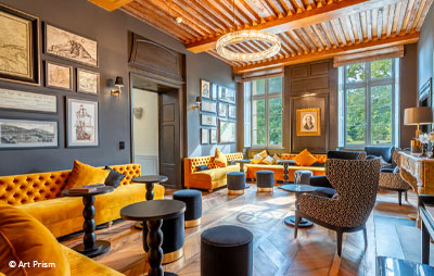 Collinet furniture for the Domaine De Dolomieu