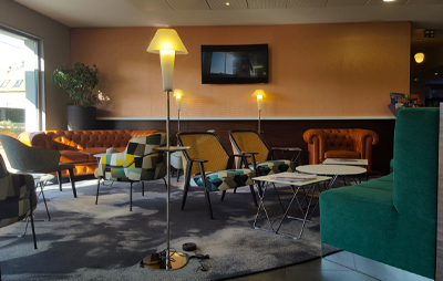 Collinet furniture for Hôtel Mercure Belfort Centre in Belfort