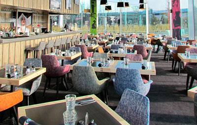 Collinet furniture for the AR PRETI restaurant in Metz