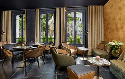 Furniture of the Régence Etoile Hotel in Paris