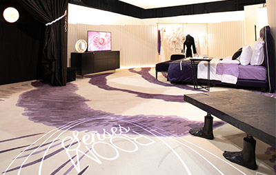 Furniture for the Senses Room during the 2018 EquipHotel exhibition in Paris