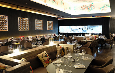 Furniture of the Skybar Luxembourg in Bertrange