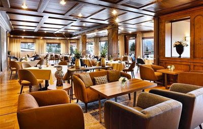 Collinet furniture of Guarda Golf Hotel & Residences in Crans-Montana